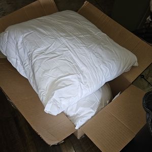 Pillows 18 x 18 box of 4 New